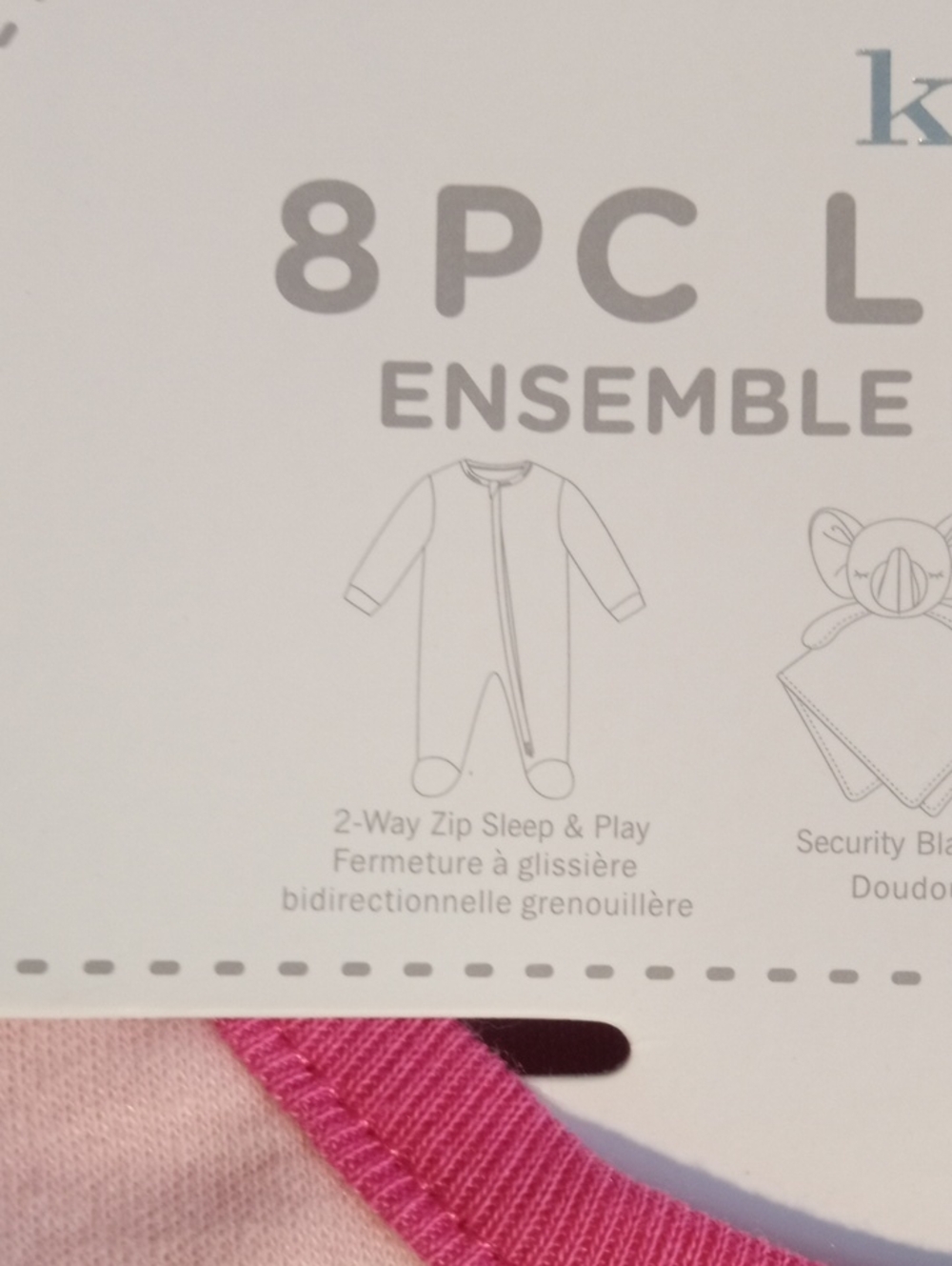 KOALABABY GIRLS  8 PC LAYETTE SET 3-6 MONTHS - Picture 4 of 15
